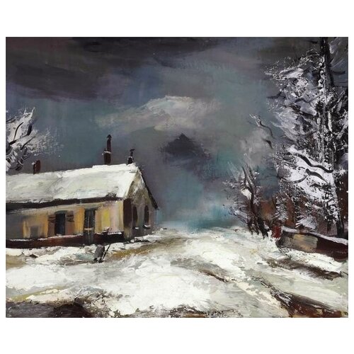      (Snow Scene)   61. x 50. 2300