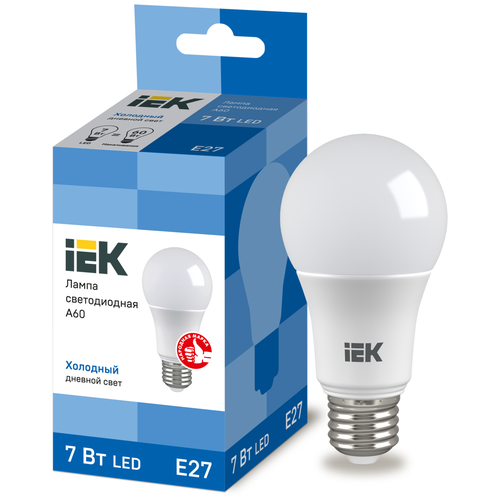 IEK  LED A60  7 230 6500 E27 LLE-A60-7-230-65-E27 310