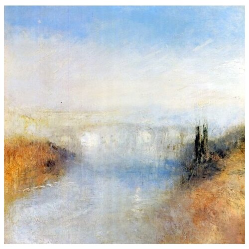       (A River Seen from a Hill) Ҹ  30. x 30. 1000