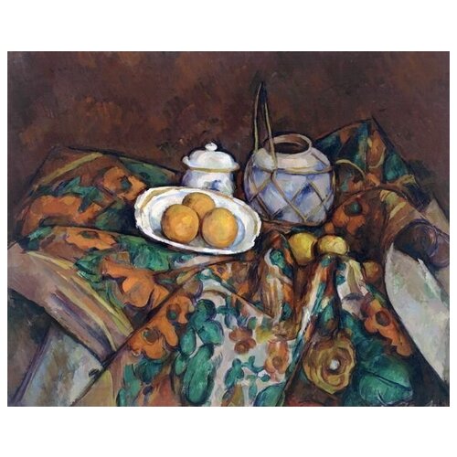      ,    (Still Life with Ginger Jar, Sugar Bowl, and Oranges)   50. x 40. 1710