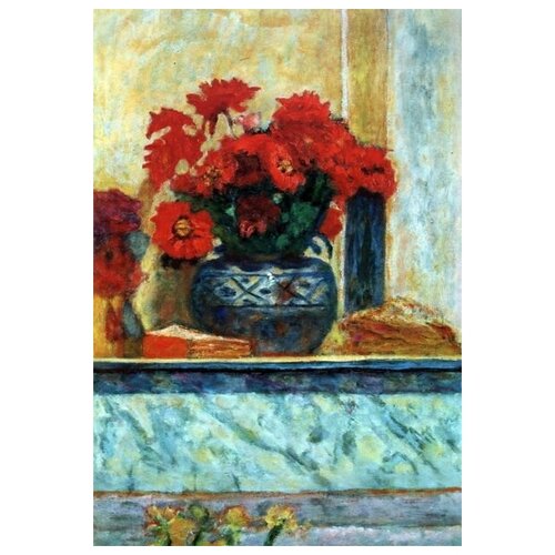      (Fleurs Rouges)   30. x 44. 1330