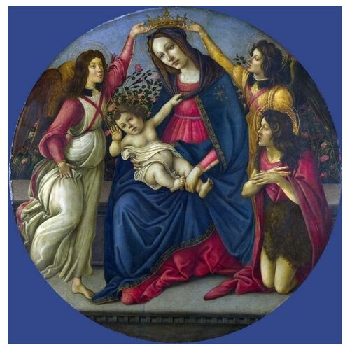        -    (The Virgin and Child with Saint John and Two Angels)   40. x 40. 1460