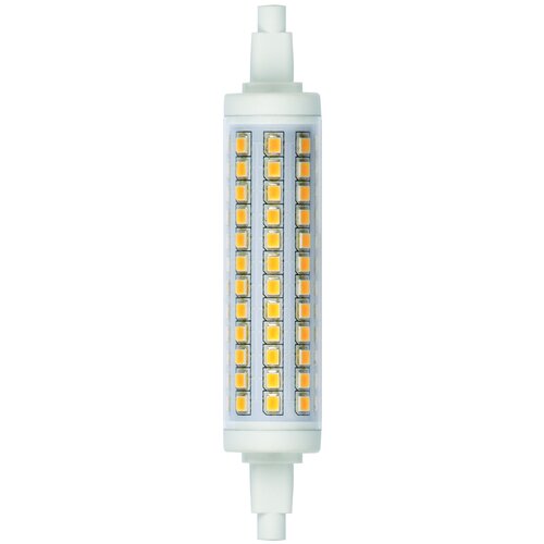 Лампа светодиодная Uniel LED-J118-12W/WW/R7s/CL PLZ06WH . Прозрачная. Теплый белый свет. 331р