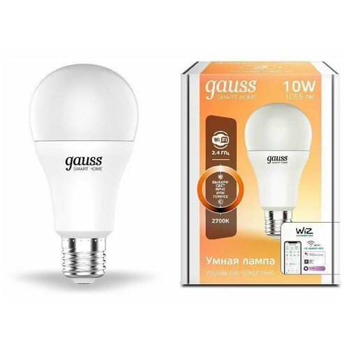  Gauss Smart Home A60 10W 1055lm 2700K 27  LED 1339