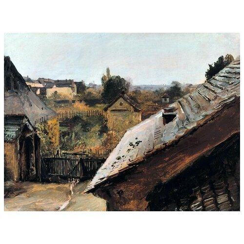       (View of the roof)   53. x 40. 1800