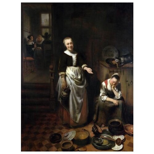 ����������� �� ������ �������� ����� (The Idle Servant) ��� ������� 30��. x 40��. 1220�