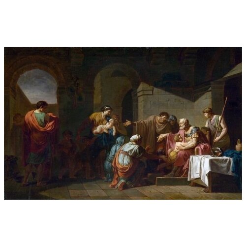         (Belisarius receiving Hospitality from a Peasant)  -- 62. x 40.,  2010   