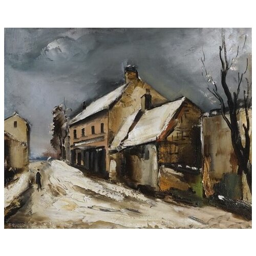      (Snow-covered house) 2   49. x 40. 1700