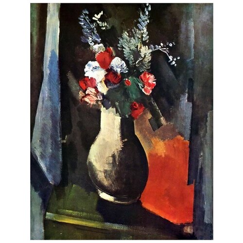        (Bouquet of flowers in a white vase) 2   50. x 65. 2410