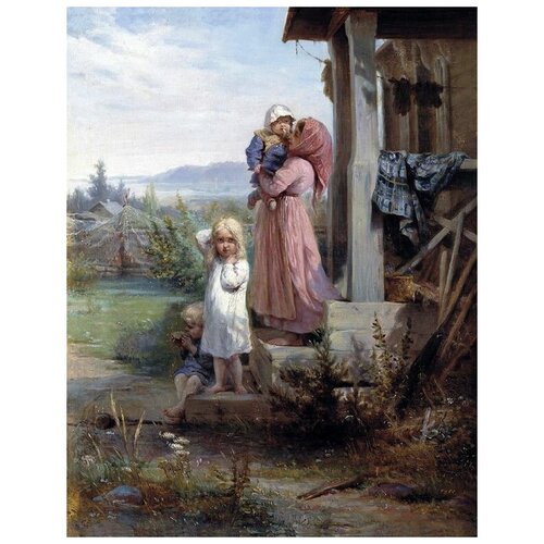 ����������� �� ������ ���� � ������� (Morning in the Village) ������� ������� 40��. x 52��. 1760�