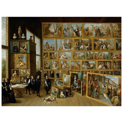            (1650-1652) (Archduke Leopold William in his Gallery at Brussels)    54. x 40. 1810