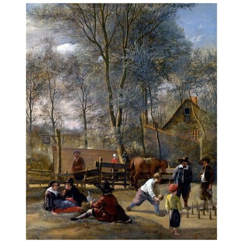       (Skittle Players outside)   30. x 37. 1190