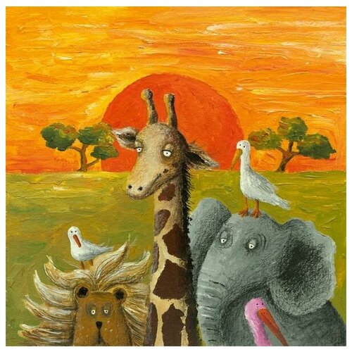      (Animals of Africa) 60. x 60. 2570