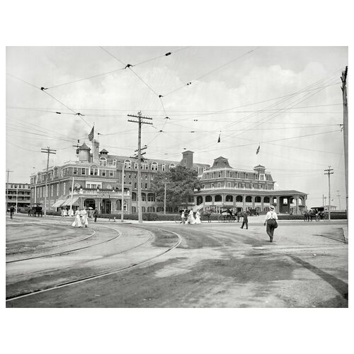        (Street with tramway) 1 52. x 40. 1760