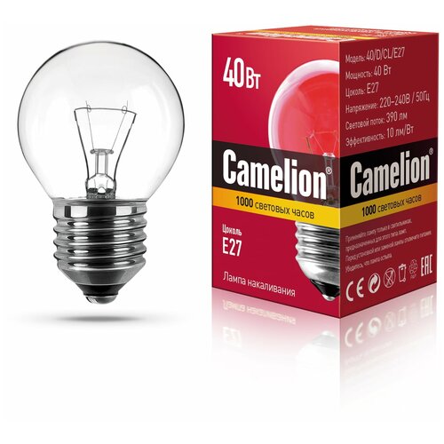 Camelion   E27 40 Camelion 40/D/CL/E27 147