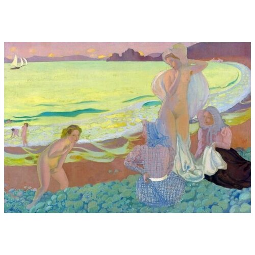      (On the Beach) 1   43. x 30. 1290