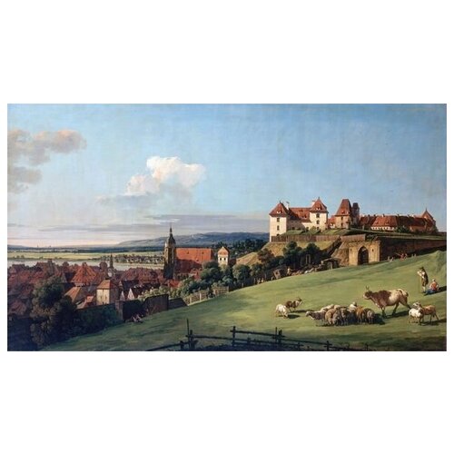       (View of Pirna from the Sonnenstein Castle)   71. x 40. 2230