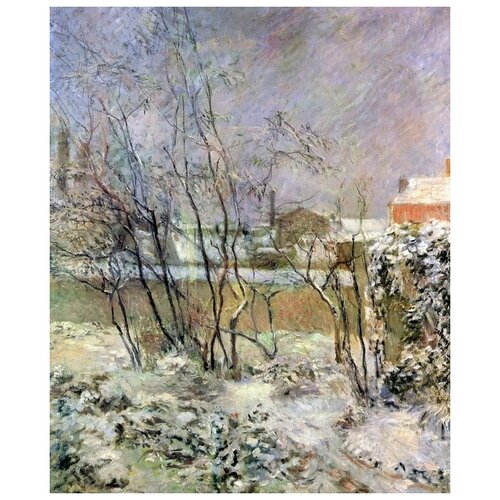       (Garden in Snow)   50. x 61. 2300