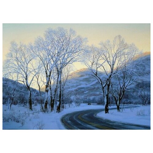      (Winter landscape) 19   70. x 50. 2540