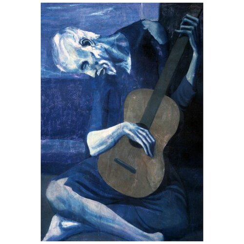     (The Old Guitarist) 50. x 74. 2650