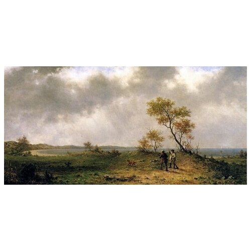       (Two Hunters in a Landscape)    82. x 40.,  2490   