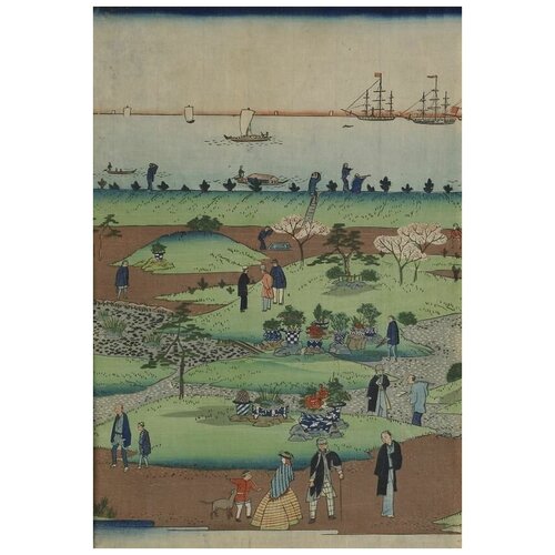      (1868) (The Tsukiji Hotel in the Eastern Capital (Tokyo))   50. x 74. 2650