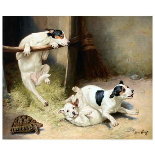      (Puppies) 1   61. x 50.,  2300   