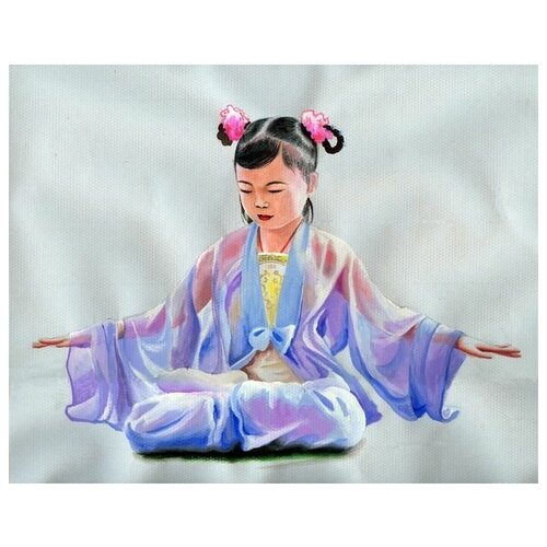      (Girl meditate) 63. x 50. 2360