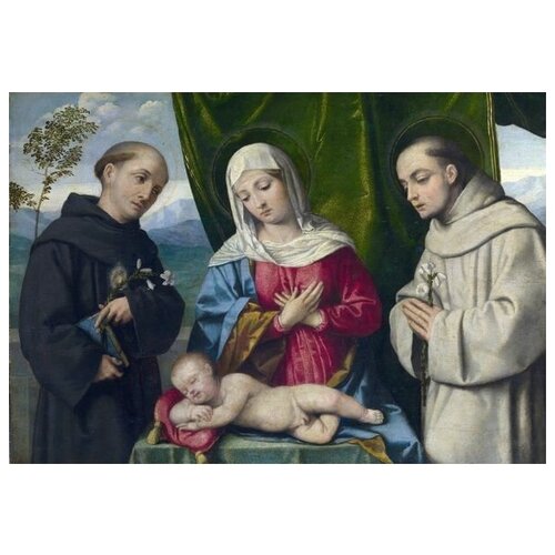         (The Madonna and Child with Saints) 72. x 50. 2590