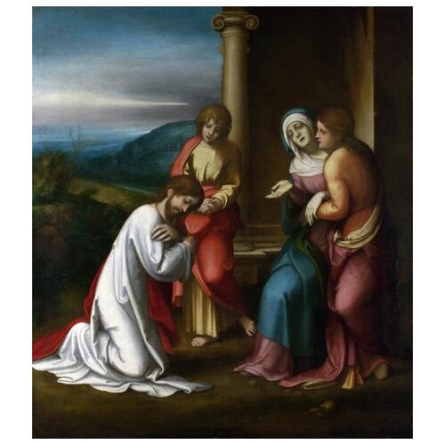        (Christ taking Leave of his Mother)   30. x 34. 1110