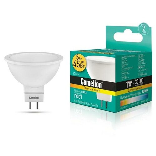    LED5-S108/830/GU5.3 5 3000 . . GU5.3 370 220-240 Camelion 12041 (8.),  1315  CAMELION