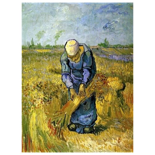        (Peasant Woman Binding Sheaves after Millet)    50. x 67.,  2470   
