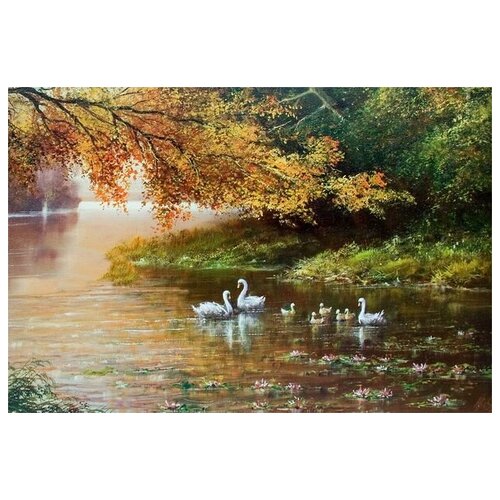     (Swans) 3 59. x 40. 1940