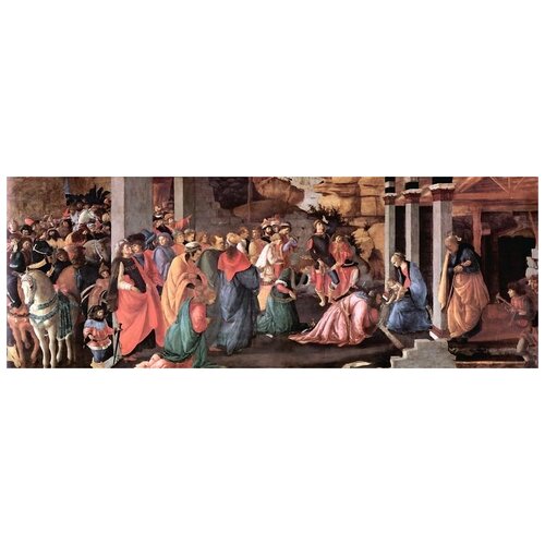        (Adoration of the holy three kings)   83. x 30. 2140