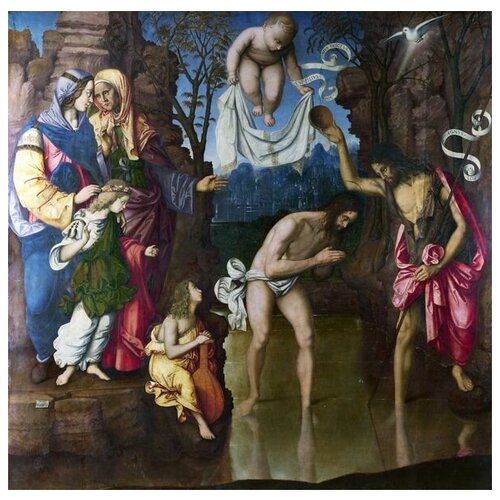      (The Baptism of Christ)   51. x 50. 2030