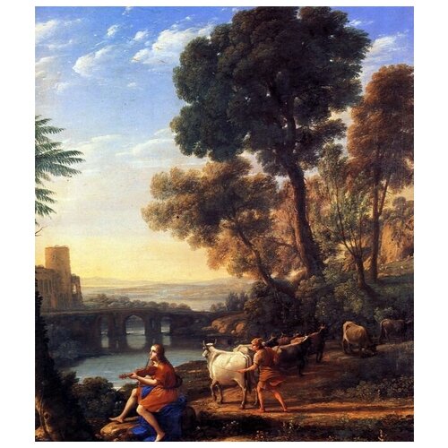         (Landscape with Apollo and Mercury)   50. x 58. 2200