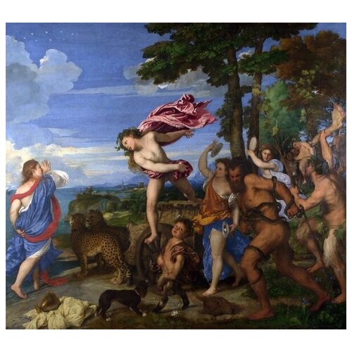       ( Bacchus and Ariadne)  33. x 30. 1070