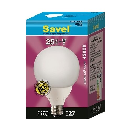  Savel GL/8-T3-25/4200/E27,   , 25, E27,  (), 1 . 295