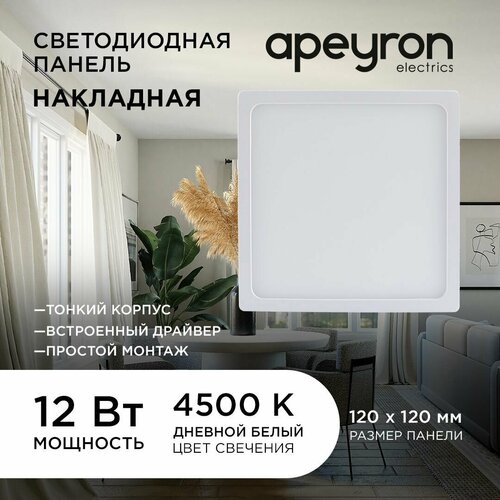   -    /        /  LED     / PF 0.5 / 12 /  4500 / 960 / IP40 /  1  / 220 / 06-44 / 120 ,  781  Apeyron Electrics