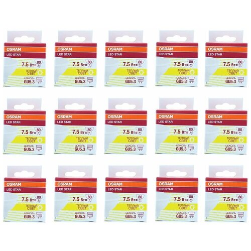 ����� ������������ OSRAM LED Star MR16 7.5�� 3000� GU5.3 (15 ����) 2775�