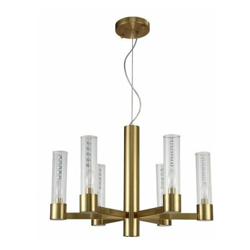   Crystal Lux OTONO SP6+1 BRASS/TRANSPARENTE (2633/307),  24900  Crystal Lux