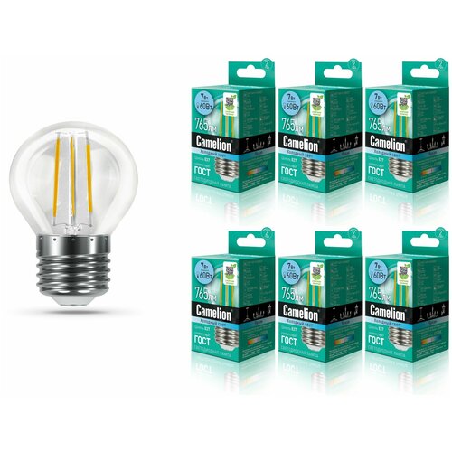 (.  7 220), CAMELION LED7-G45-FL/830/E27 (6 .) 1327