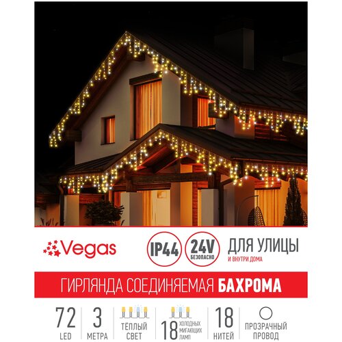 ���������������-����������� VEGAS ������� 72 ������ LED ����, 18 �����, ���������� ������ 55011 4094�