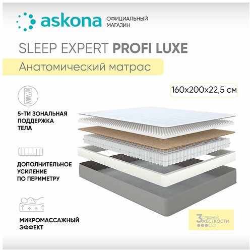 ������ Askona (������) 160�200 Sleep Expert Profi Luxe 24720�