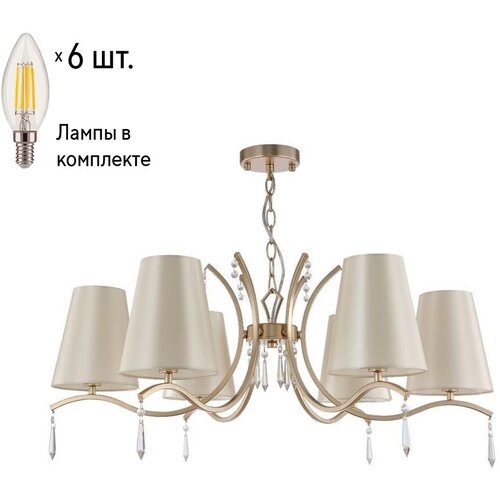    Crystal Lux   RENATA RENATA SP6 GOLD+Lamps E14 ,  14900  Crystal Lux