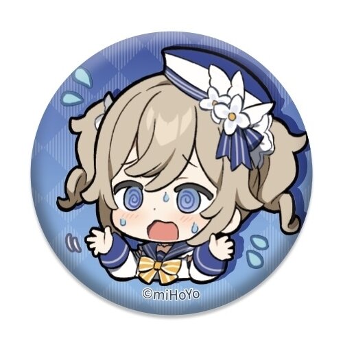  Genshin Impact   Chibi Expressions Character Can Badge Barbara 6974696616583 299