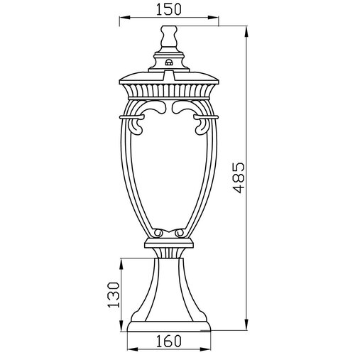   Outdoor Fleur, O414FL-01GB, 60W, E27 4750