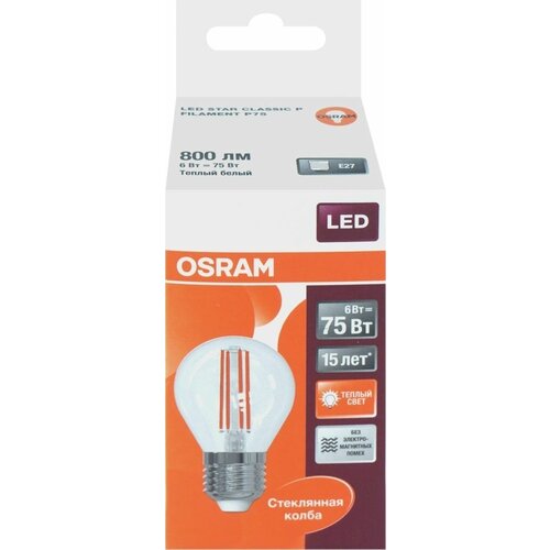   OSRAM LED Star, 6, E14, 2700,   ,  - 4 . 2220