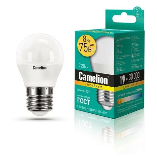   LED8-G45/830/E27 8  3000 . . E27 720 170-265 Camelion 12392 (9. .) 1362