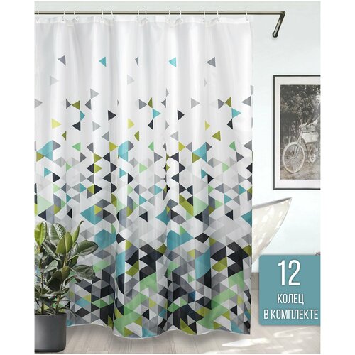 �������� � �������� �����/��������� ��� ������ Bath Plus 180x180 TRIANGULAR SUBLIMATION 1069�
